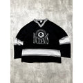 Vintage Environmental Incidents Skull Graphic Hockey Jersey Size XL