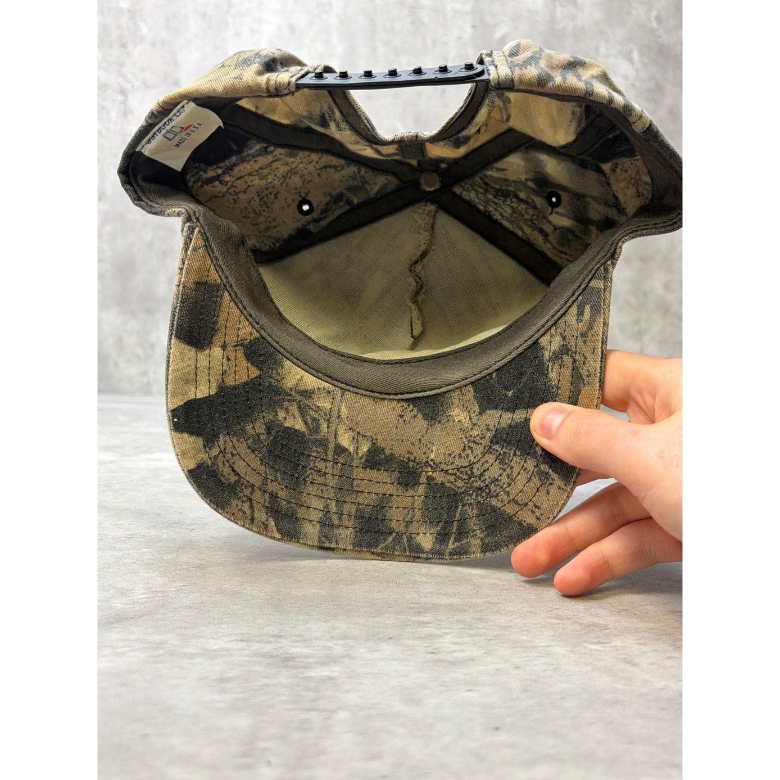 Vintage Andersons Archery Tree Camo Hunting Strapback Hat OSFA