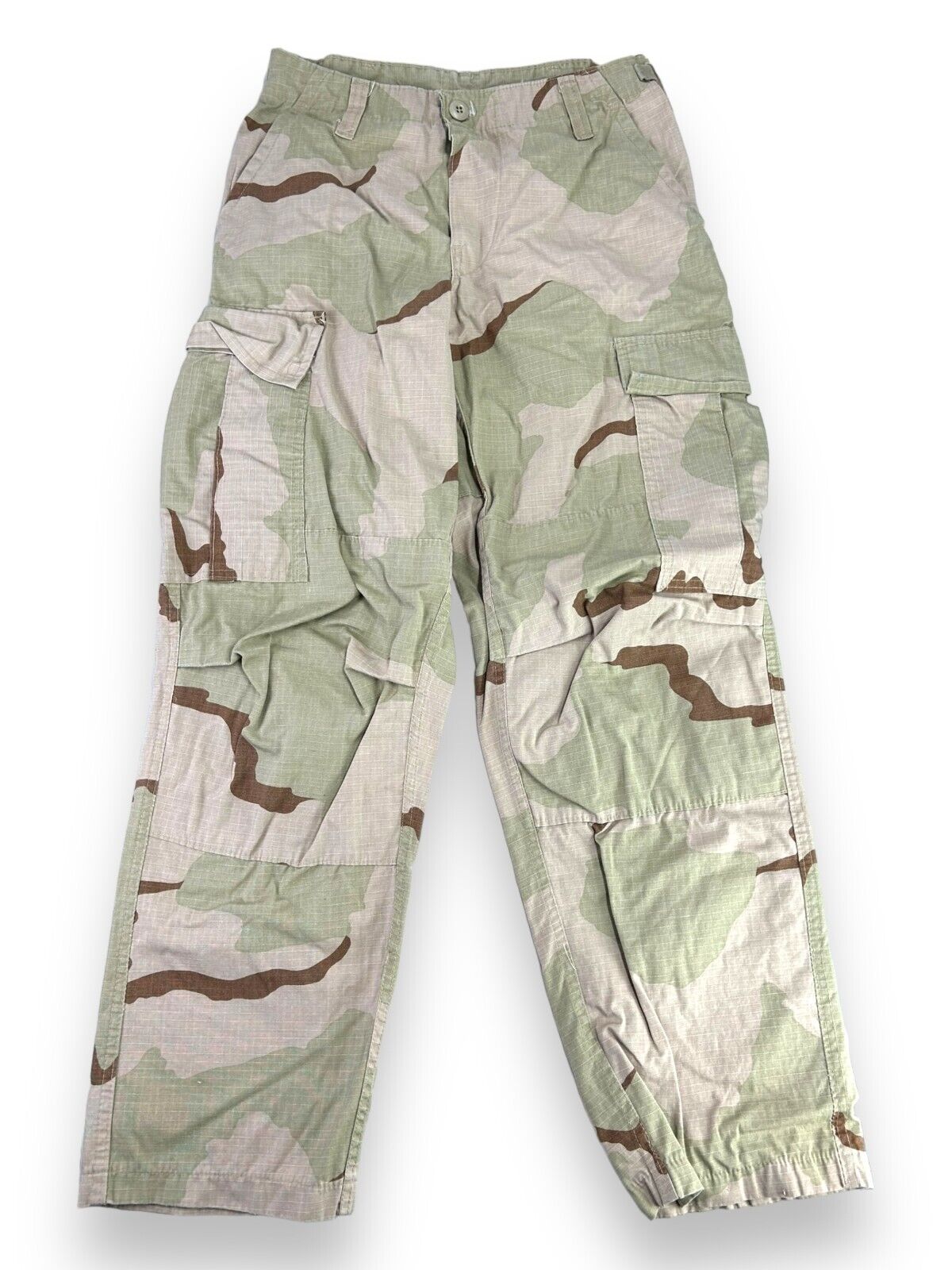 Vintage NATO Issue Desert Camo Ripstop Tactical Pants Size 28