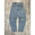 Vintage 90s Levis 560 Red Tab Loose Fit Light Wash Denim Pants Size 31 Blue