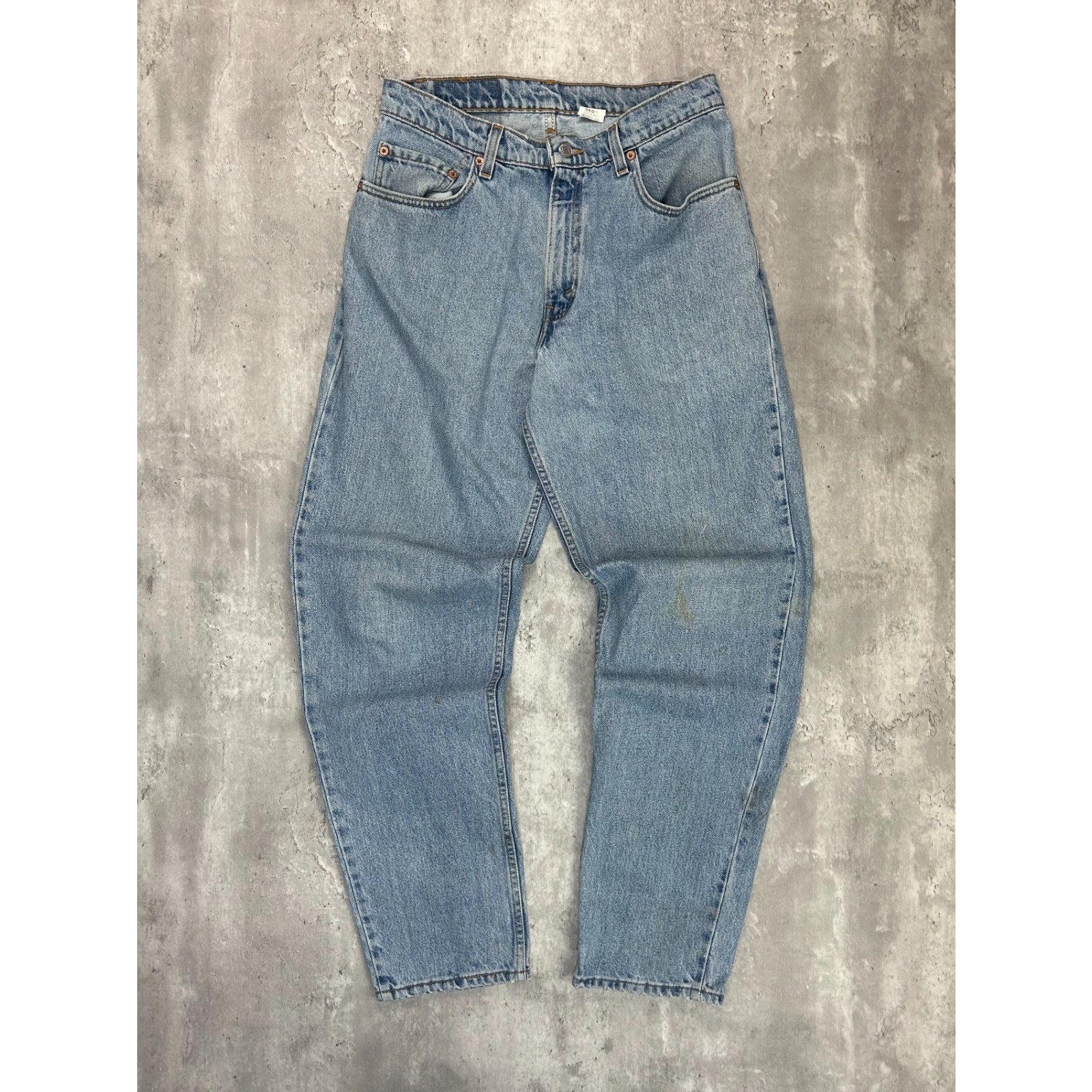 Vintage 90s Levis 560 Red Tab Loose Fit Light Wash Denim Pants Size 31 Blue