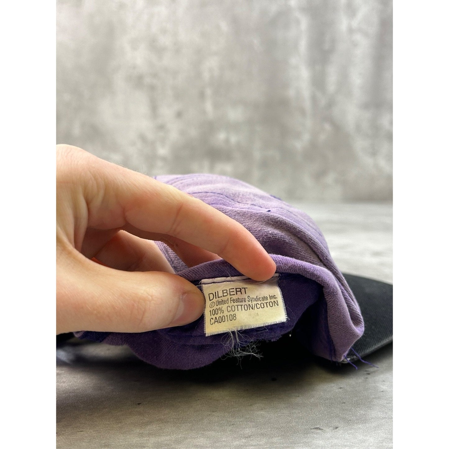 Vintage 90s Trapped In A Dilbert World Embroidered TV Show Snapback YOUTH Hat