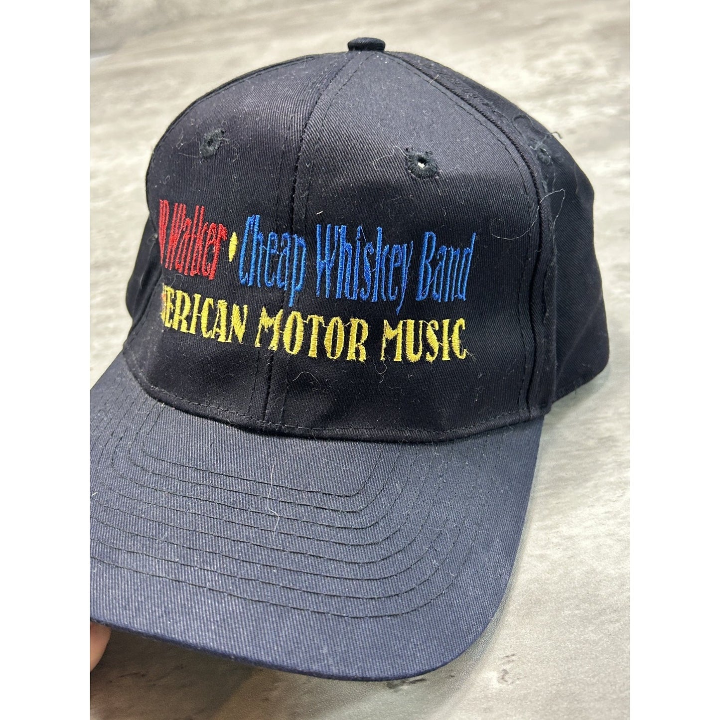 Vintage 90s JB Walker & The Cheap Whiskey Band Rock Music Snapback Hat OSFA