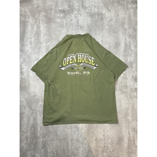 Vintage 1998 Harley Davidson 25th Anni Motorcycle Graphic T-Shirt Size 2XL