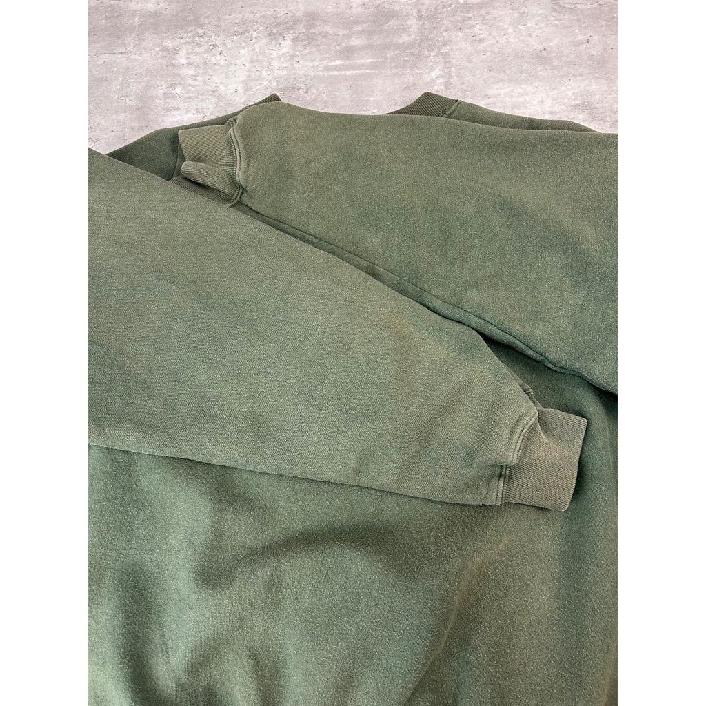 Vintage GAP Blank Green Pullover Crewneck Sweatshirt Size Medium