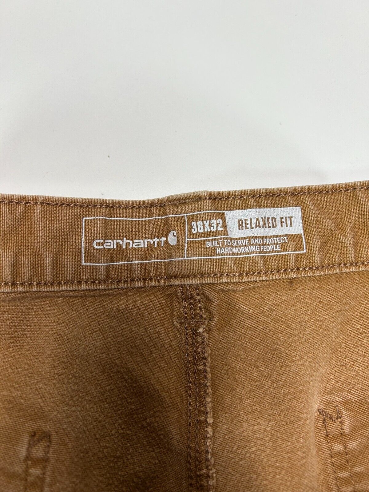 Carhartt Relaxed Fit Canvas Workwear Carpenter Pants Size 36W