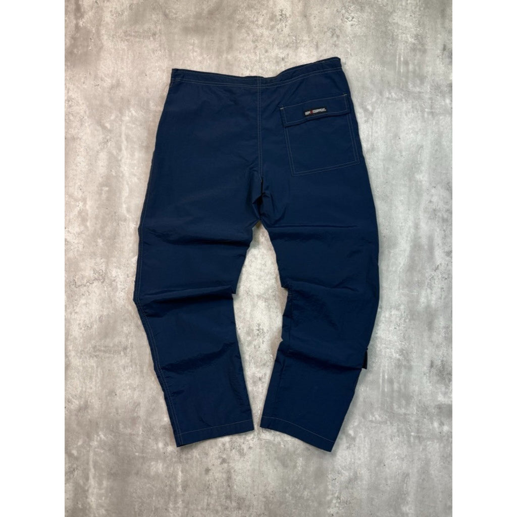 Vintage B.U.M Equipment Multi Pocket Nylon Cargo Track Pants Size Small