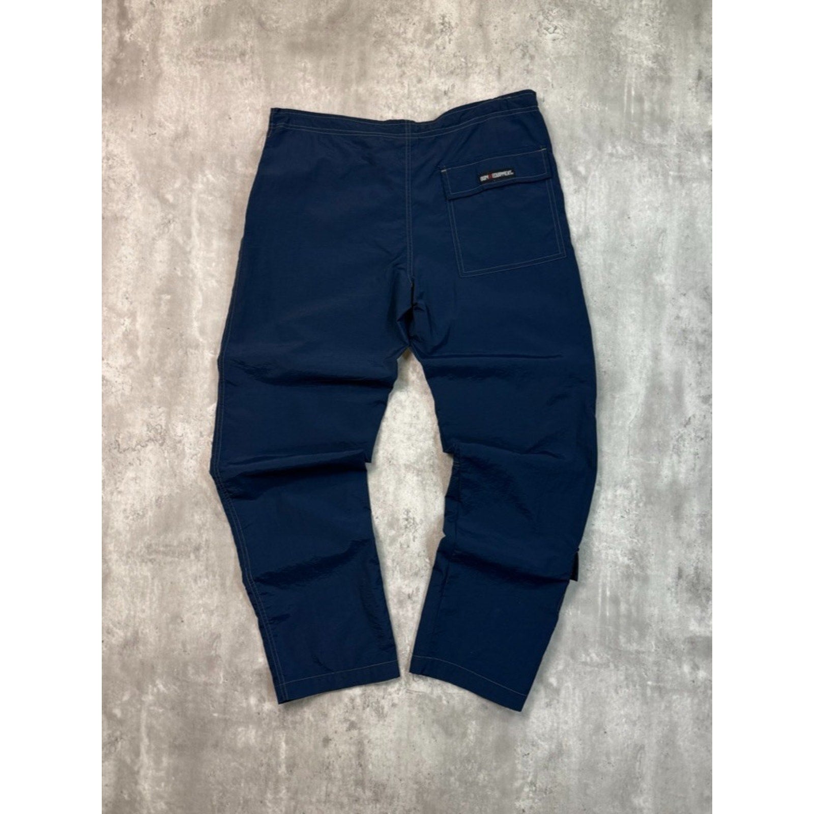 Vintage B.U.M Equipment Multi Pocket Nylon Cargo Track Pants Size Small