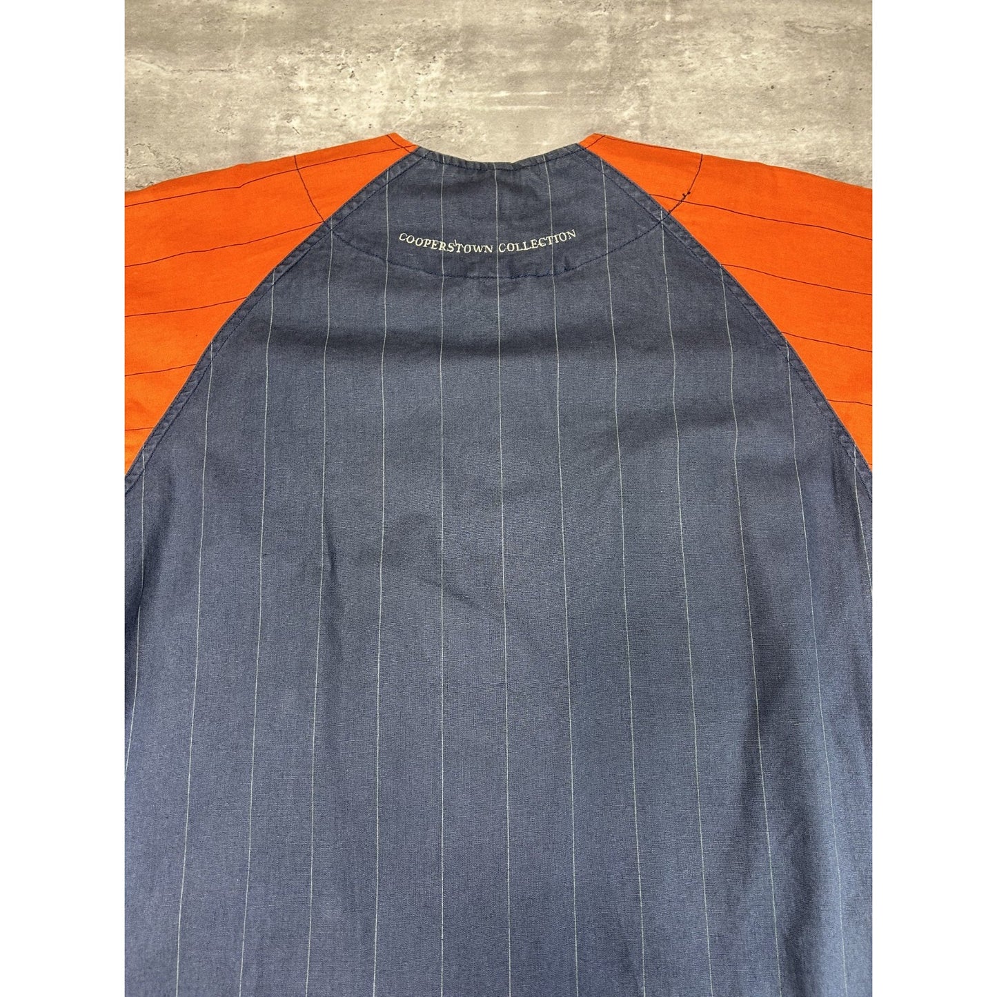 Vintage 90s Detroit Tigers MLB Pinstripe Stitched Baseball Jersey Size Large