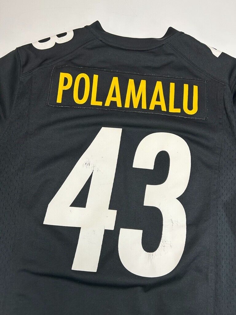 Troy Polamalu #43 Pittsburgh Steelers NFL Nike Football Jersey Size Medium