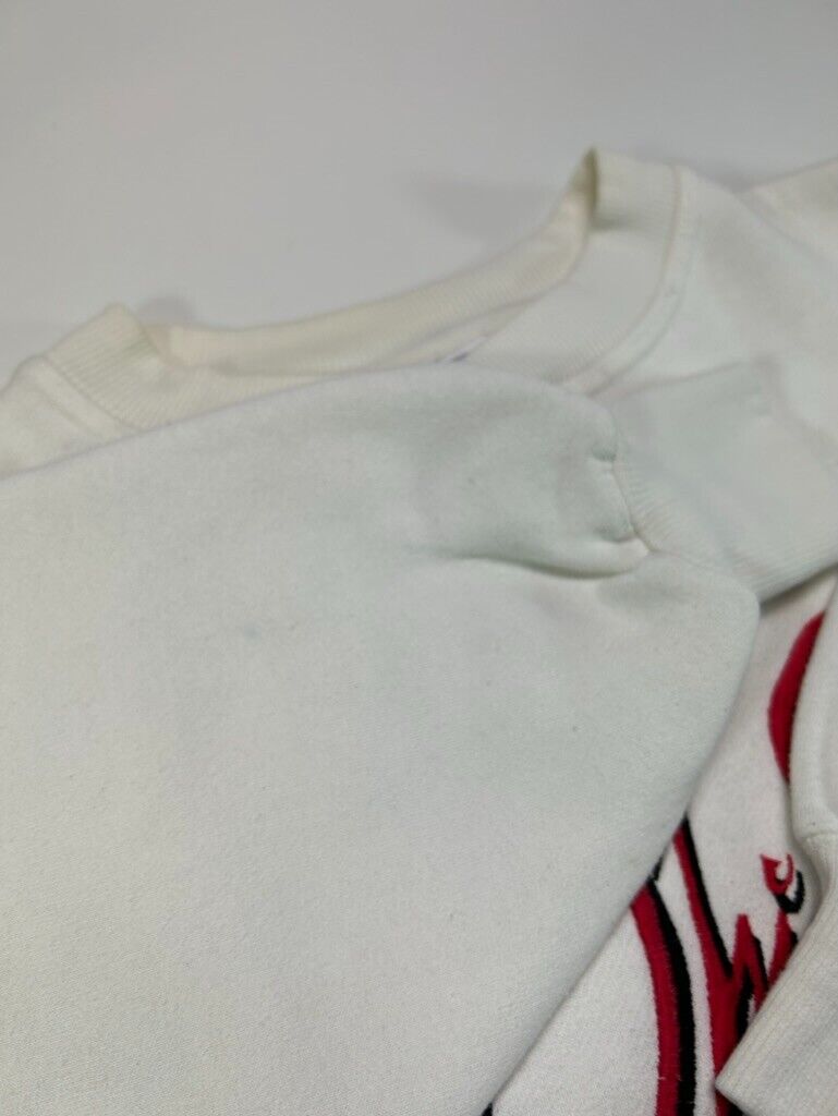 Vintage Ohio States Buckeyes Embroidered Collegiate Spellout Sweatshirt Size XL