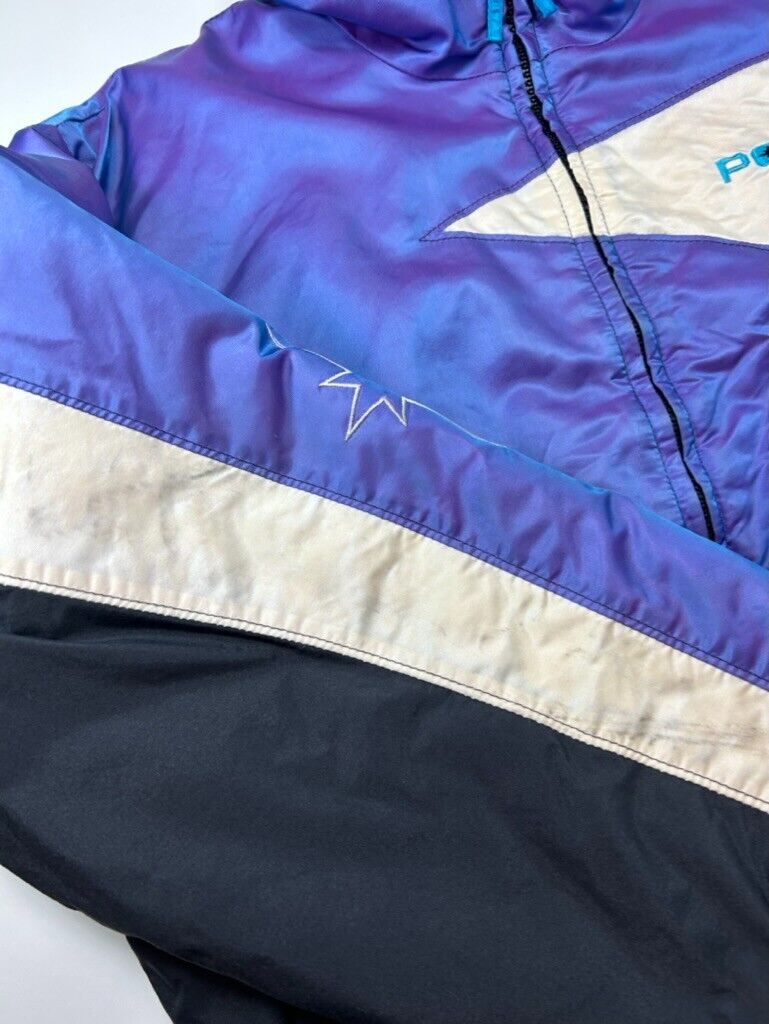 Vintage 90s Polaris Thermoloft Nylon Full Zip Jacket Size Medium