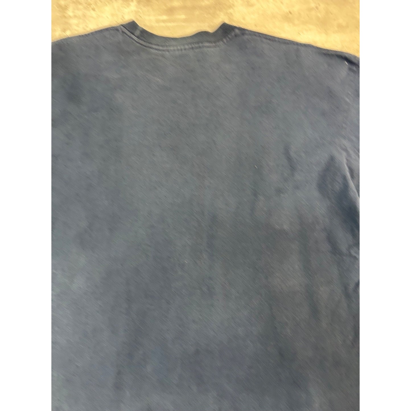 Vintage 2000s Nike Spellout Swoosh Long Sleeve T-Shirt Size XL Blue