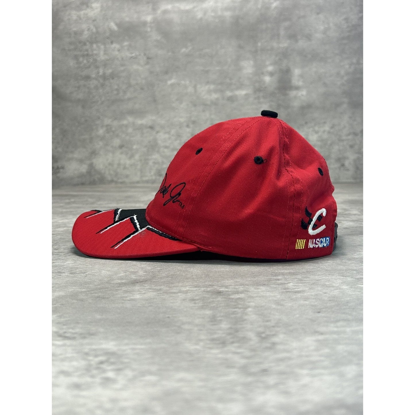 Vintage Dale Earnhardt #8 Embroidered Spellout Nascar Snapback Hat OSFA YOUTH