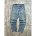 Vintage 90s Levis 550 Red Tab Light Wash Denim Pants Size 35
