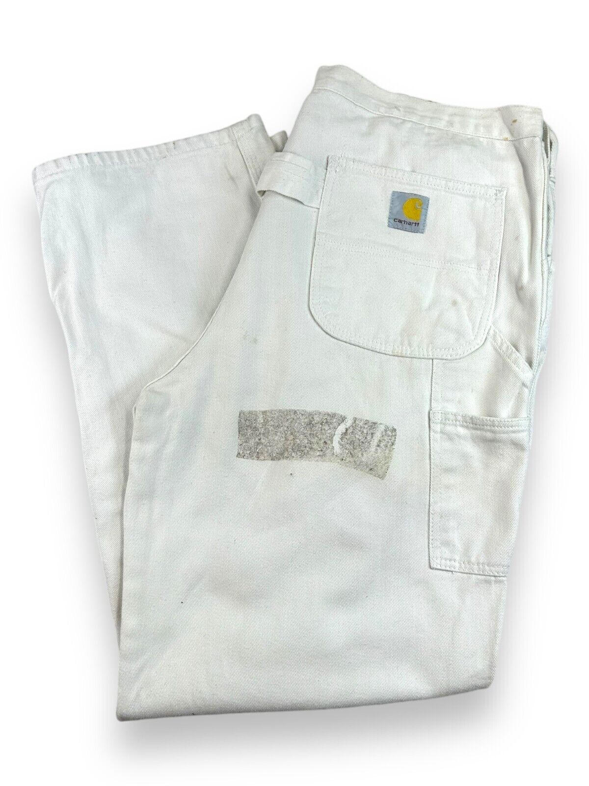 Vtg 70s/80s Carhartt Canvas Workwear Carpenter Painters Pants Sz 40