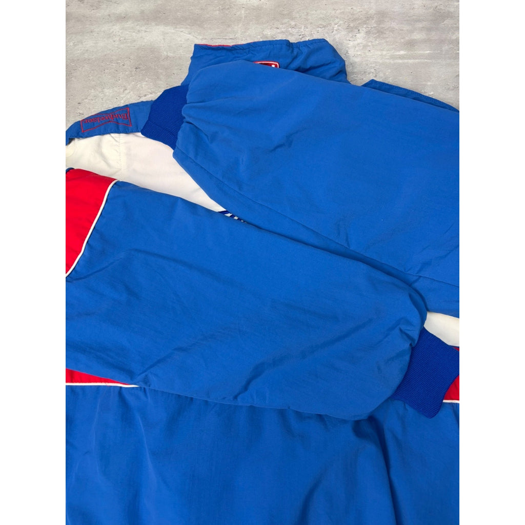 Vintage 90s Team Budweiser Nascar Team Full Zip Bomber Jacket Size XL