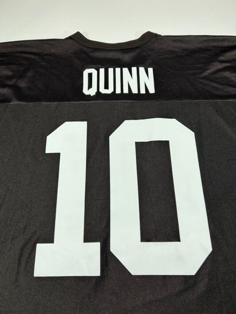 Vintage Brady Quinn #10 Clevland Browns NFL Football Jersey Size Large Brown