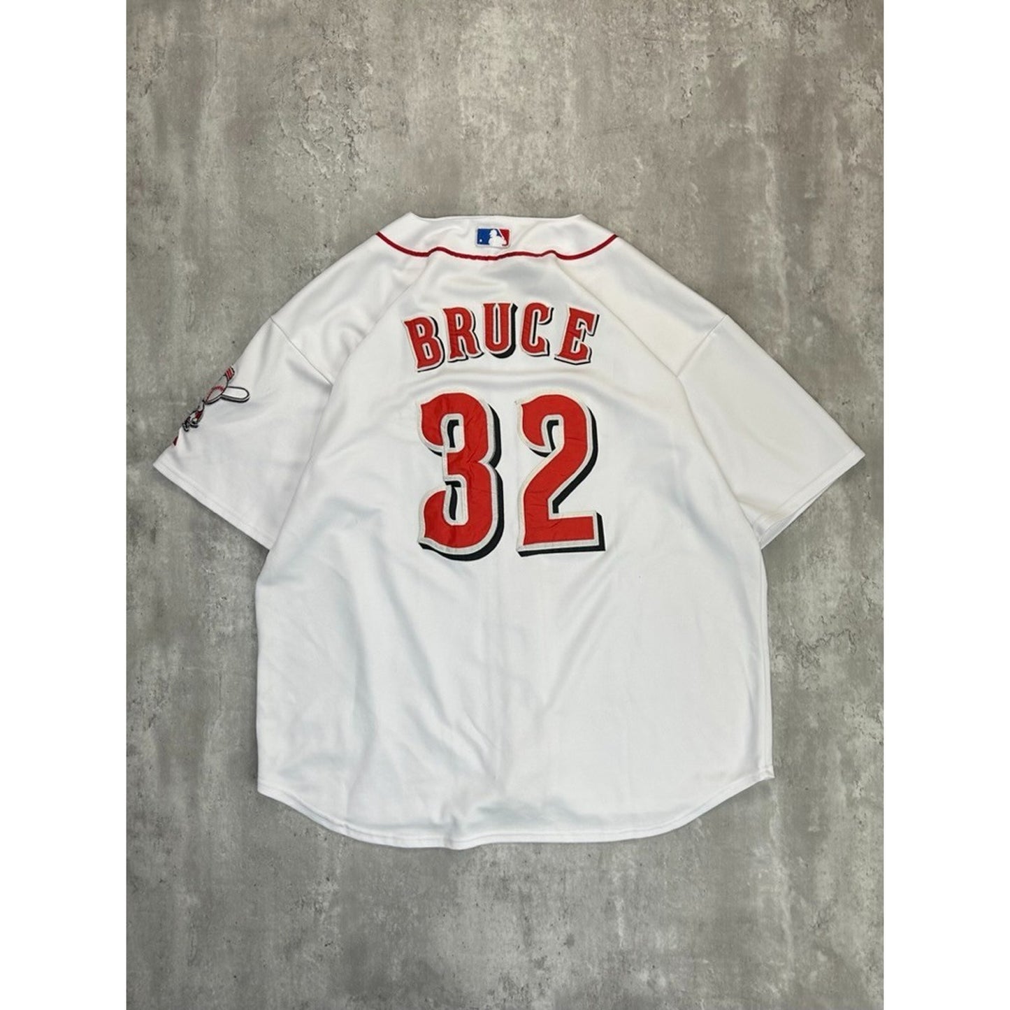 Vintage Jay Bruce #32 Cincinnati Red MLB Stitched Baseball Jersey Size 2XL