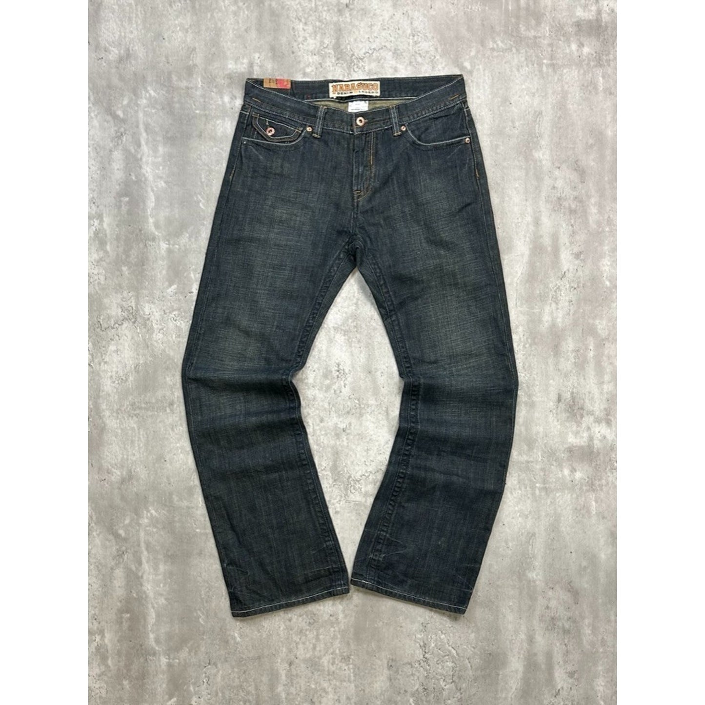 Vintage Y2K Parasuco Dark Wash Denim Straight Fit Pants Size 34