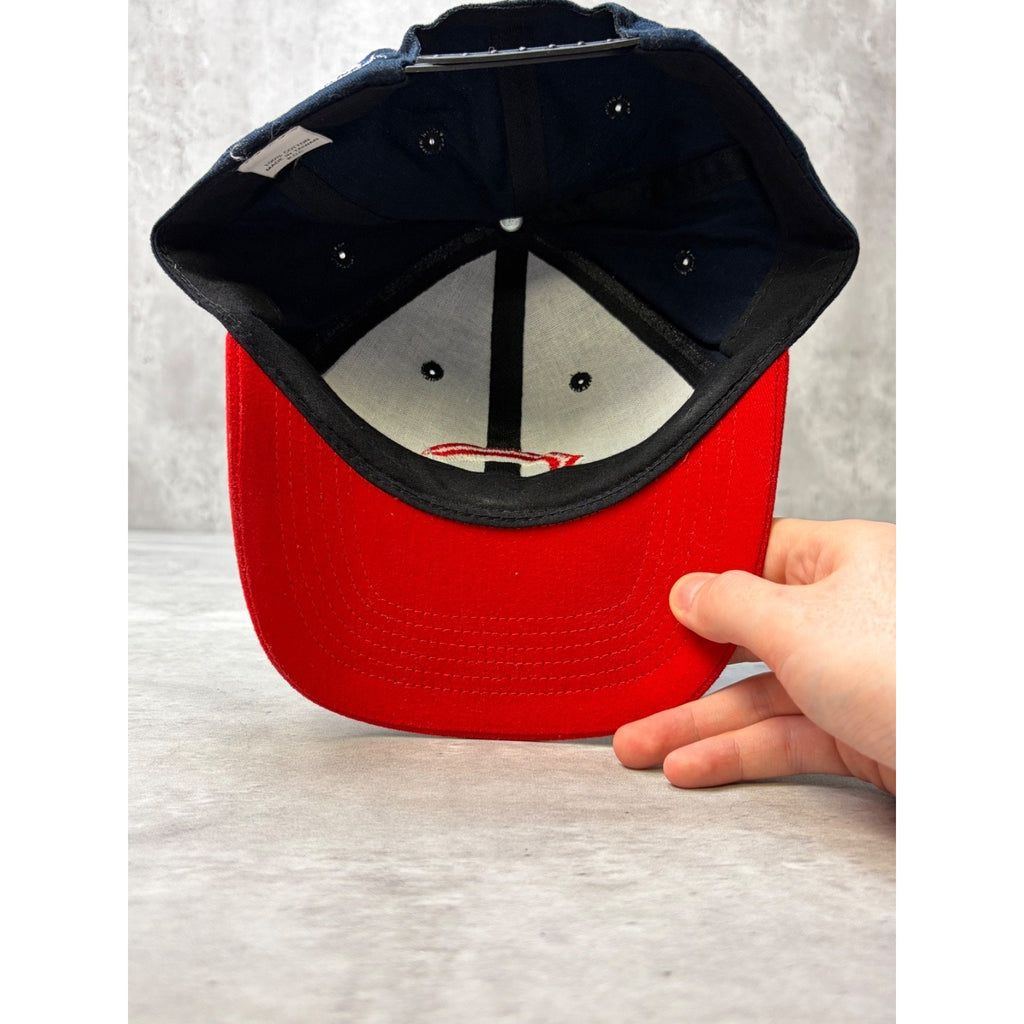 Vintage 90s Cincinnati Reds MLB Embroidered Logo Baseball Snapback Hat OSFA
