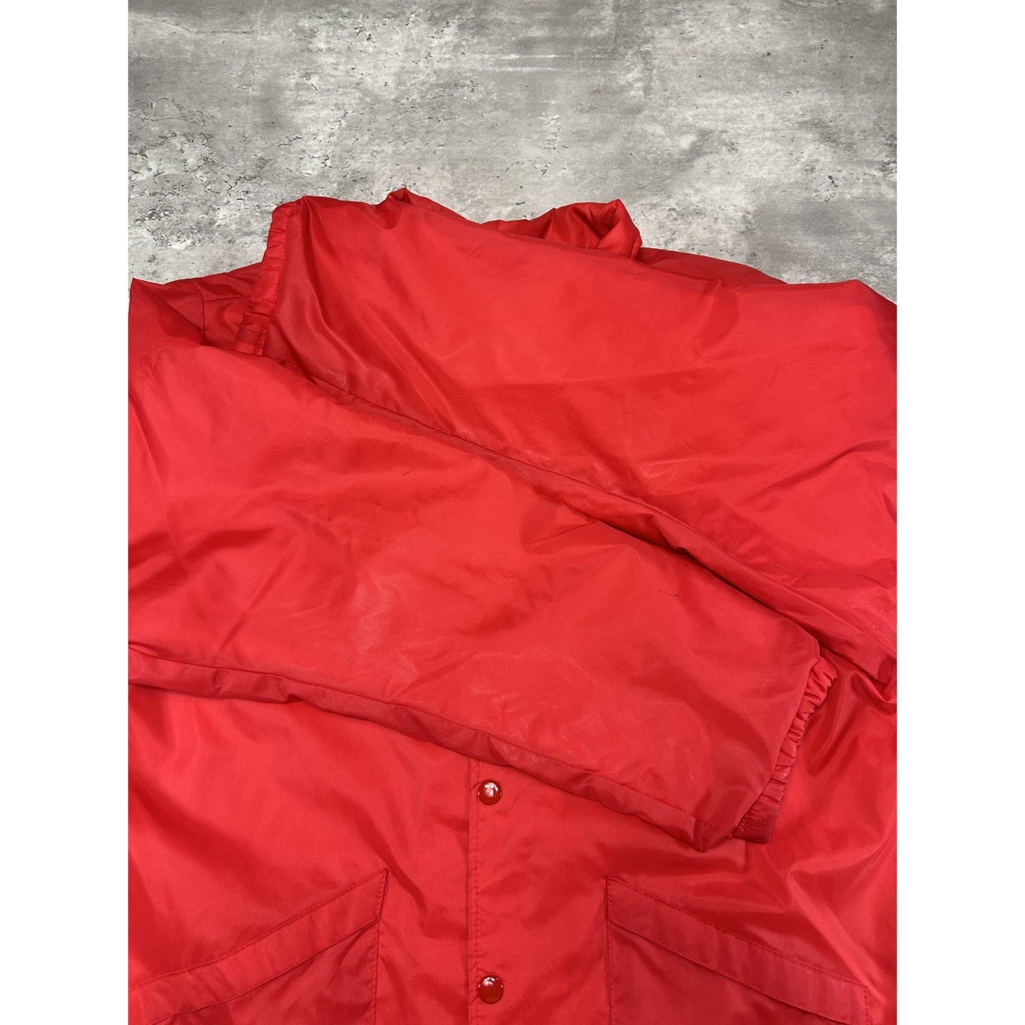 Vintage 80s New Haven Industries Nylon Coaches Jacket Size Medium