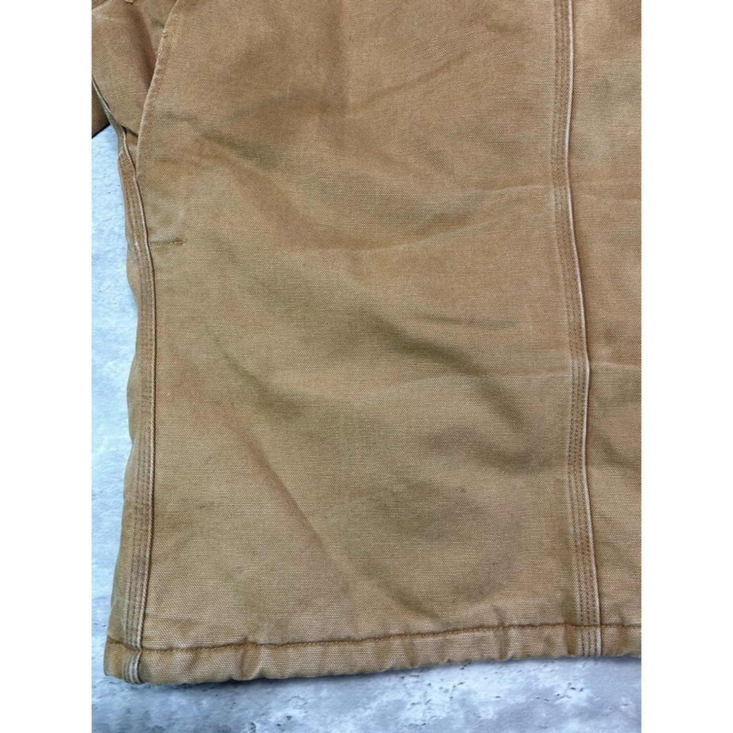 Vintage Carhartt Insulated Canvas Workwear Arctic Jacket Size XL Beige