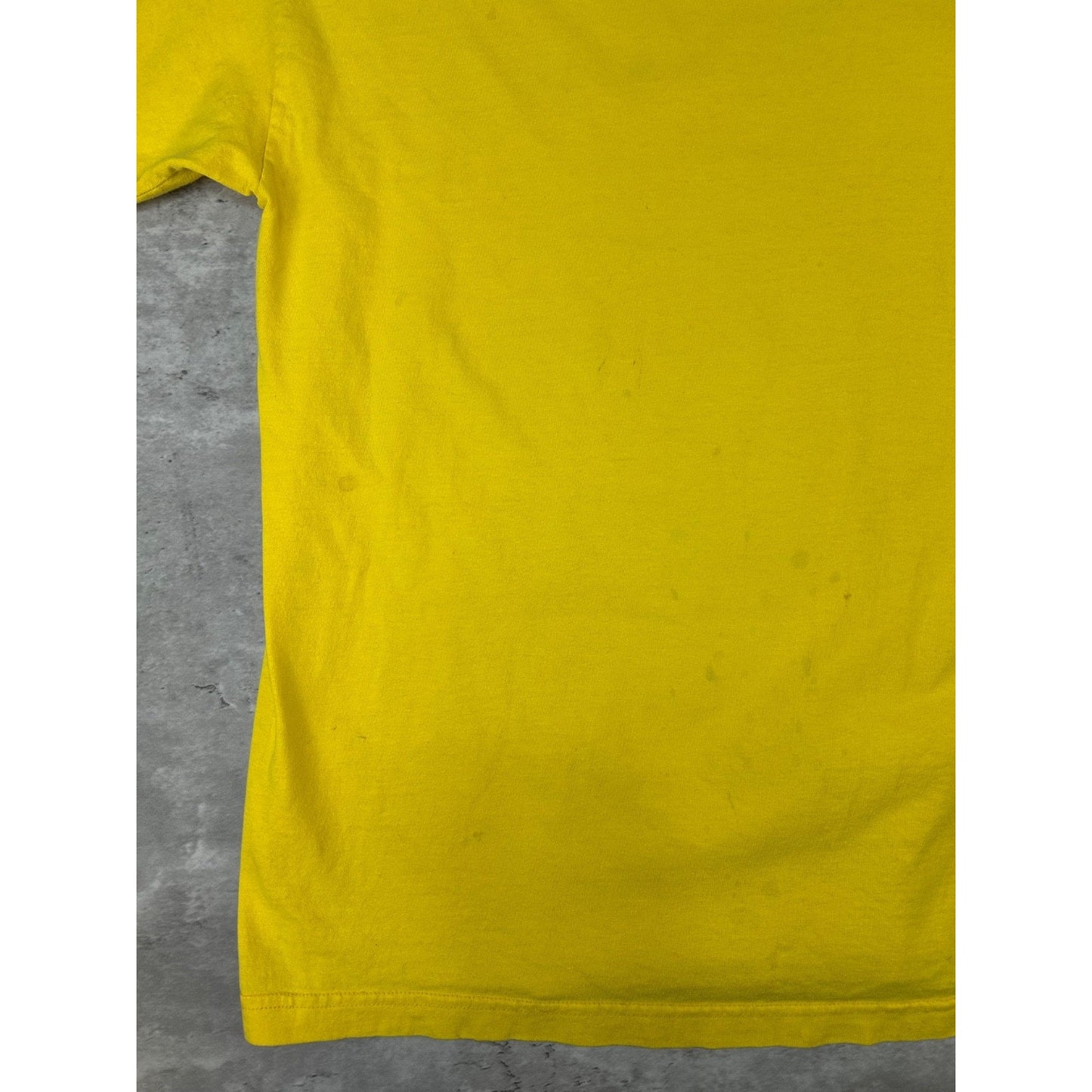 Vintage Fox Racing Motocross Flame Logo Graphic T-Shirt Size XL Yellow