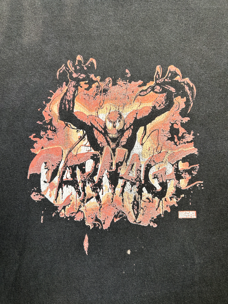 2006 Marvel Comics Carnage Character Chest Buster Graphic T-Shirt Size 2XL Black