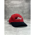 Vintage Bud Racing Team King Of Beers Embroidered Logo Strapback Hat OSFA