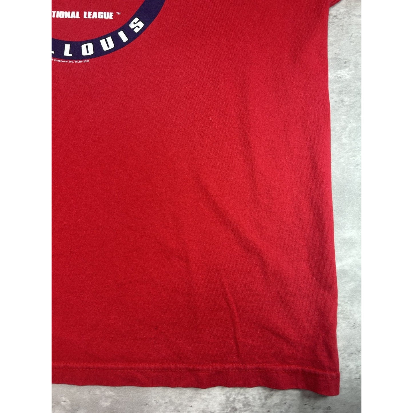 Vintage St Louis Cardinals MLB Spellout Graphic Baseball T-Shirt Size XL