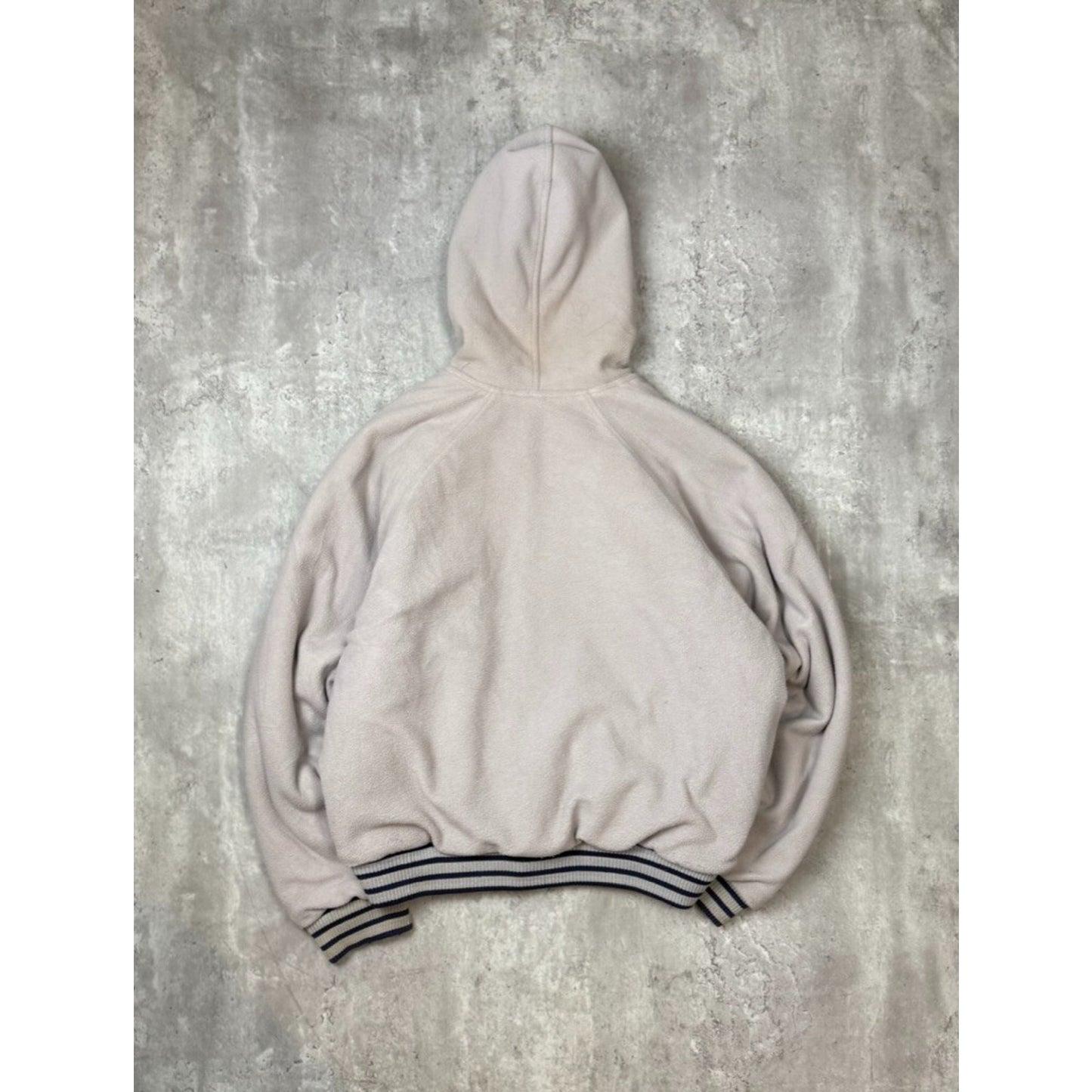 Vintage 90s Adidas Embroidered Logo Nylon Reversible Hooded Jacket Size Medium