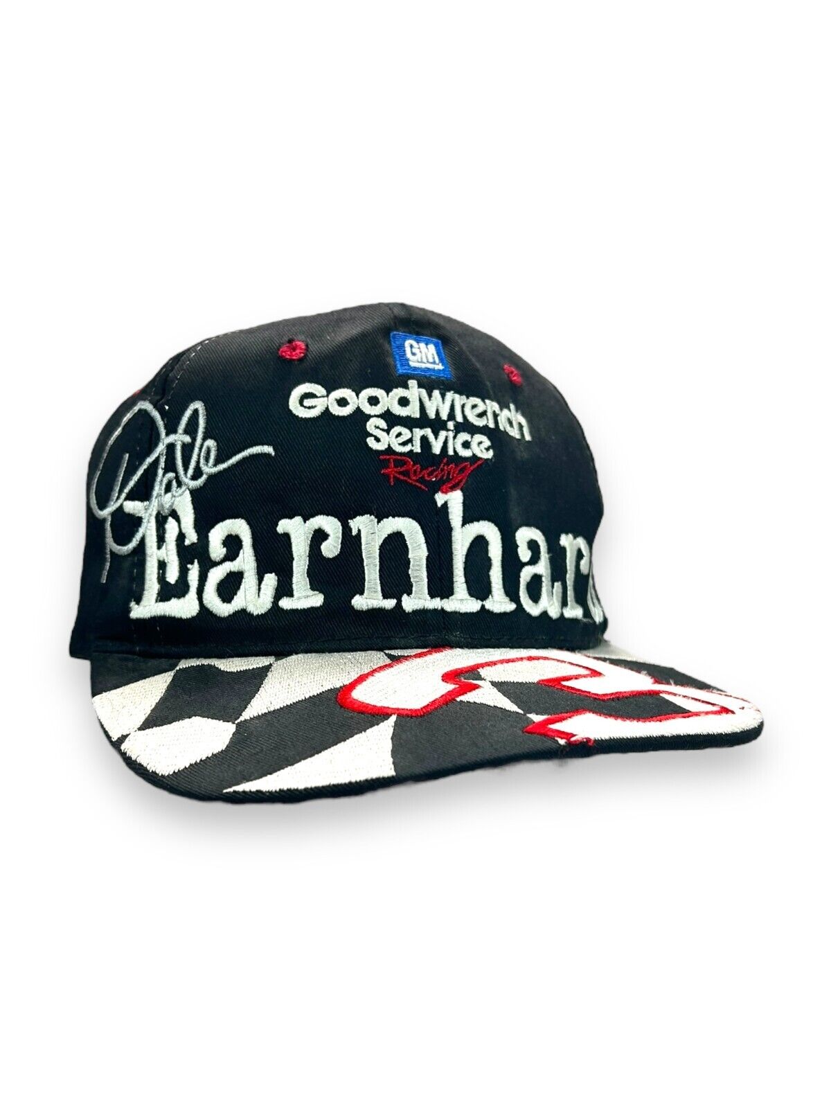 Vintage 90s Dale Earnhardt #3 Nascar GoodWrench Racing Snapback Hat OSFA