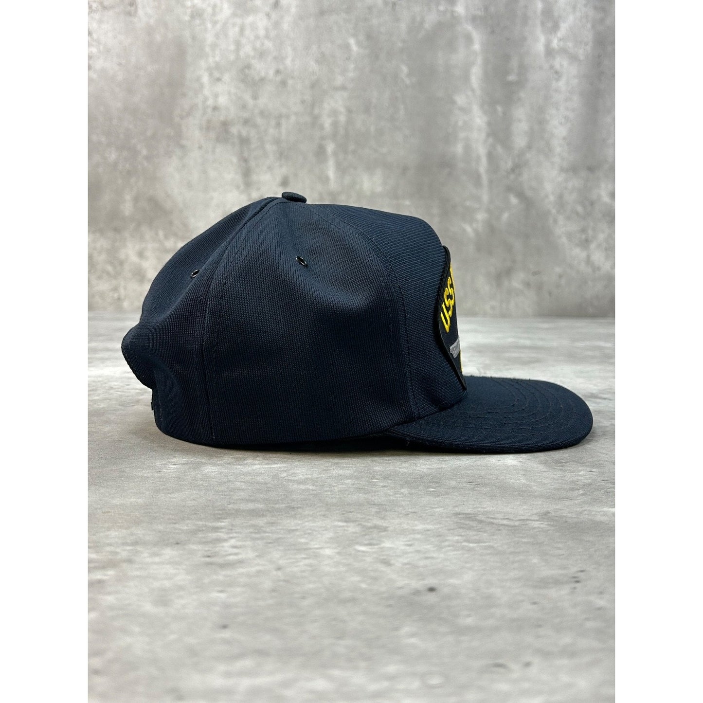 Vintage 80s/90s USS Yorktown CV-10 US NAVy Military Snapback Hat OSFA