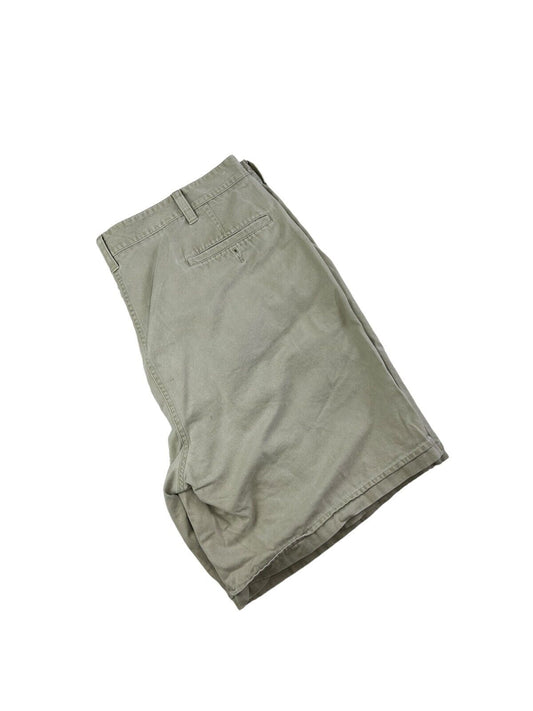 Vintage 90s Eddie Bauer Khaki Canvas Shorts Size 38 Beige