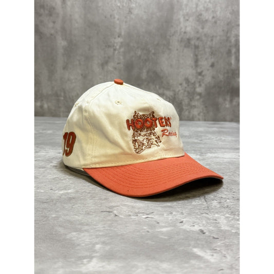 Vintage 90s Loy Allen Jr #19 Hooters Racing Embroidered Nascar Snapback Hat OSFA