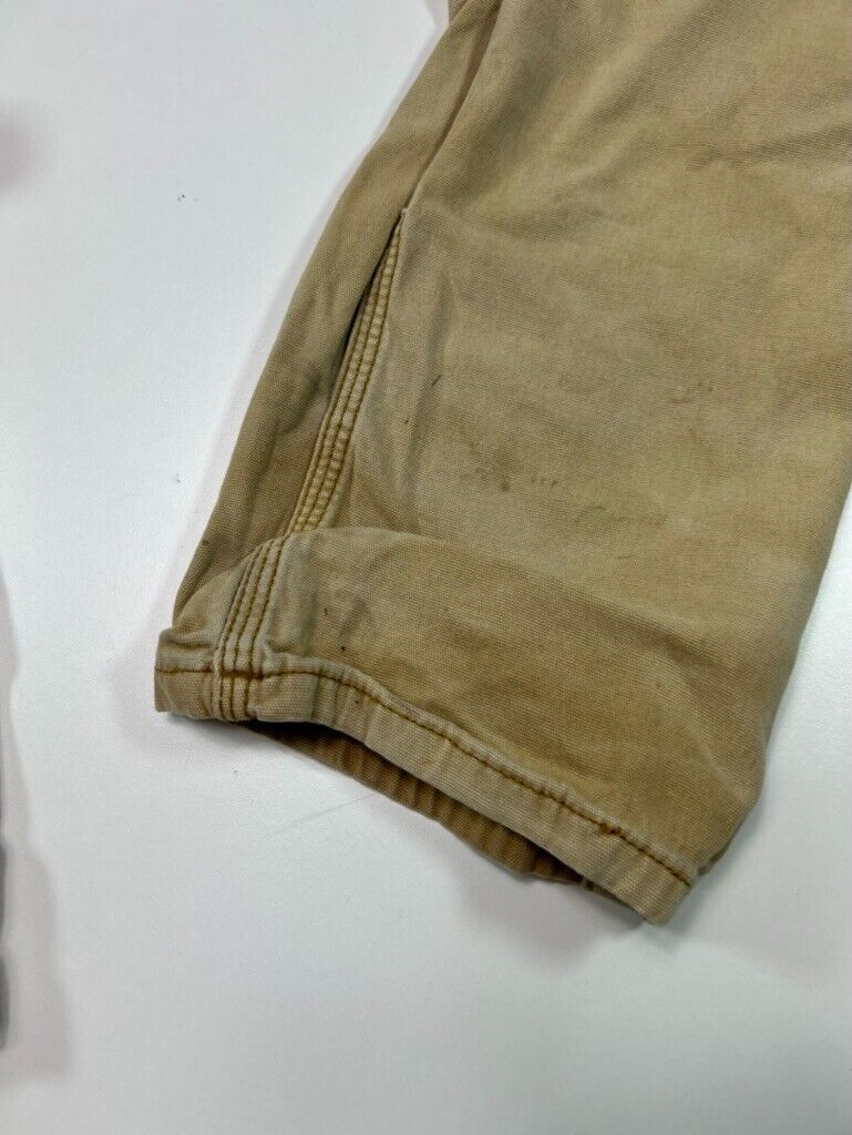 Carhartt Relaxed Fit Canvas Workwear Five Pocket Pants Size 31 Beige