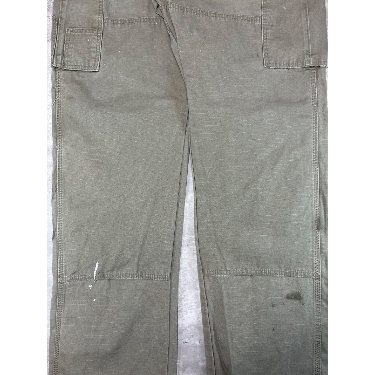 Vintage Wrangler Riggs Canvas Ripstop Double Knee Cargo Pants Size 41