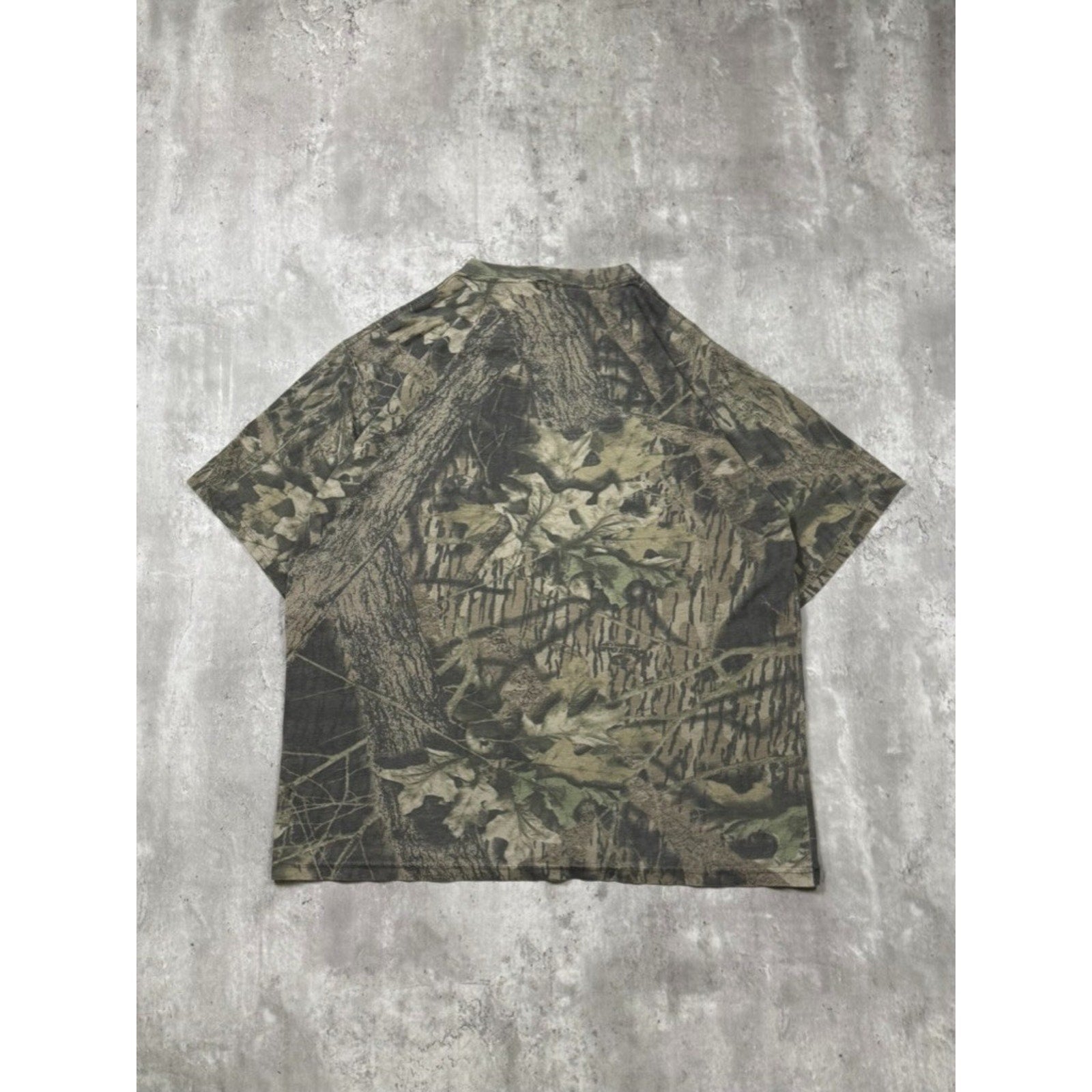 Vintage Mossy Oak Break Up Camo Hunting T-Shirt Size XL