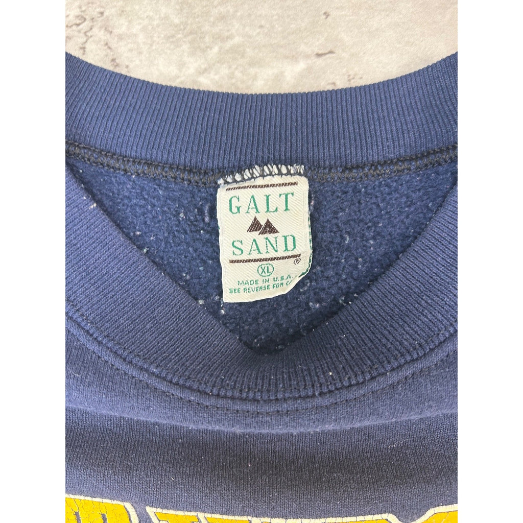 Vintage 90s West Virginia Mountaineers NCAA Football Graphic Sweatshirt Size XL