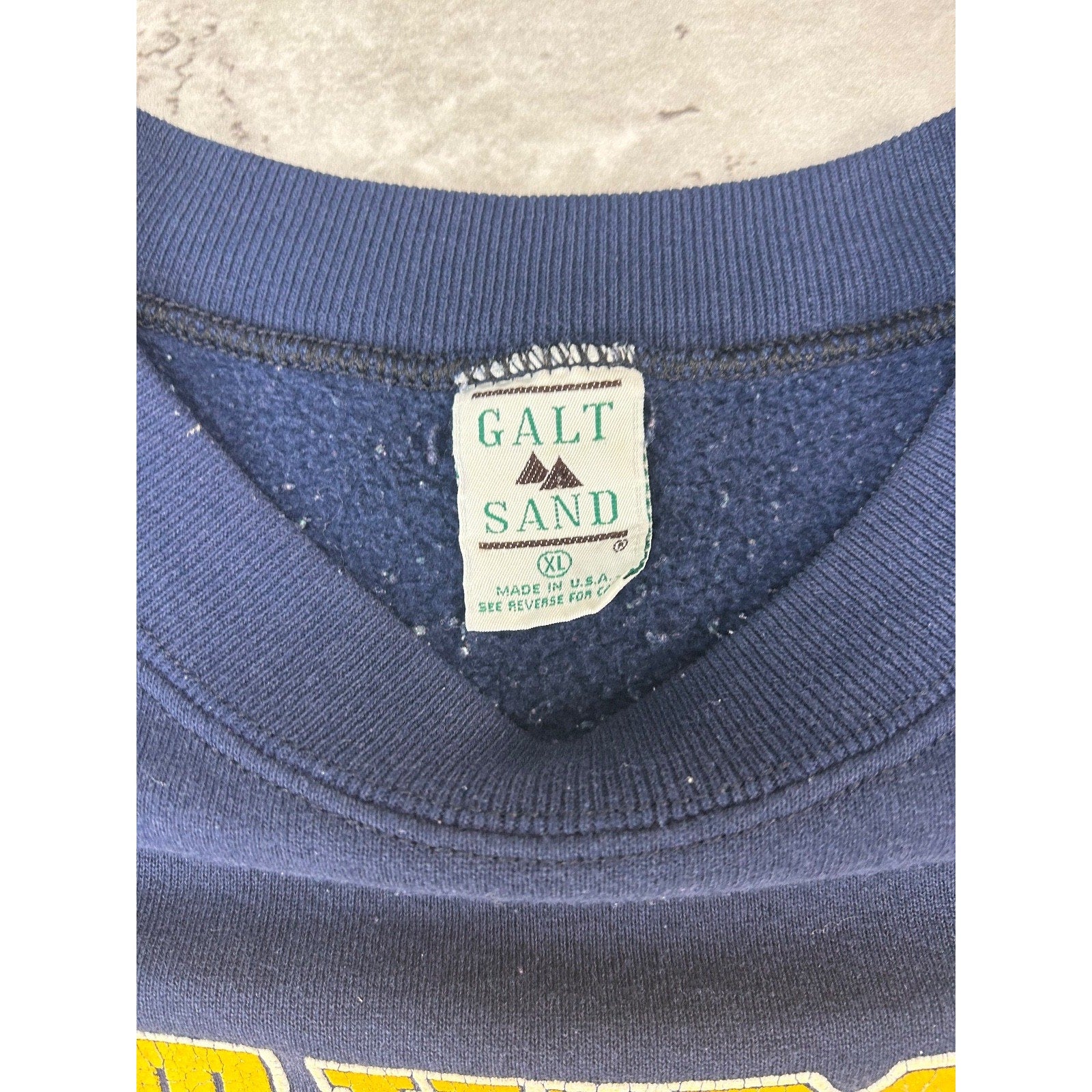 Vintage 90s West Virginia Mountaineers NCAA Football Graphic Sweatshirt Size XL