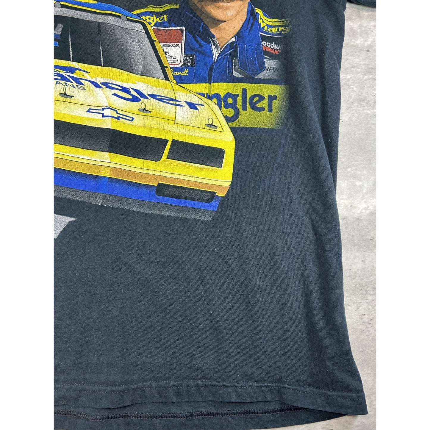 Vintage Dale Earnhardt Jr #3 Wrangler Nascar All Over Print T-Shirt Size 2XL