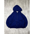 VTG 80s Grand Banks Outfitters Thermal Lined Full Zip Hooded Sweatshirt Size 2XL