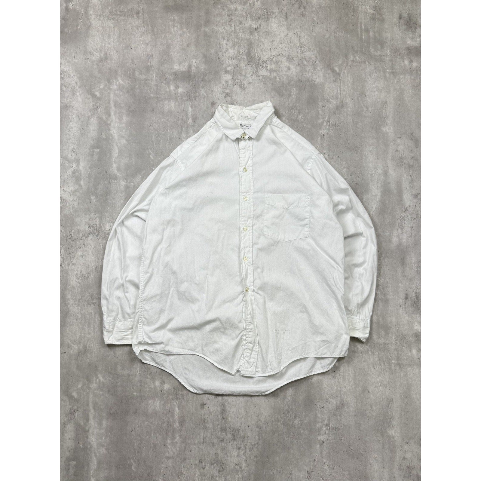 Vintage 1970s/80s Marlboro Long Sleeve Button Up Shirt Size XL
