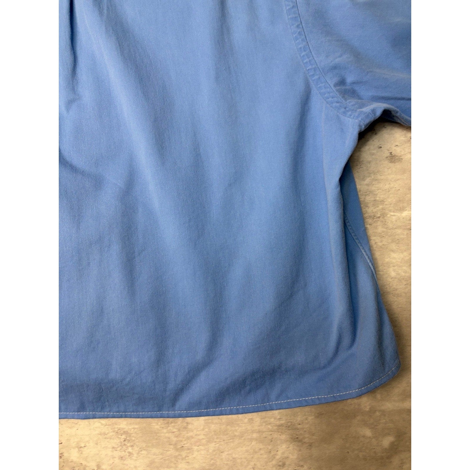 Vintage Polo Ralph Lauren Embroidered Pony Cropped Button Up Shirt Size 2XL