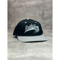 Vintage 90s Los Angeles Raiders NFL Embroidered Fitted Hat 7 5/8 Black