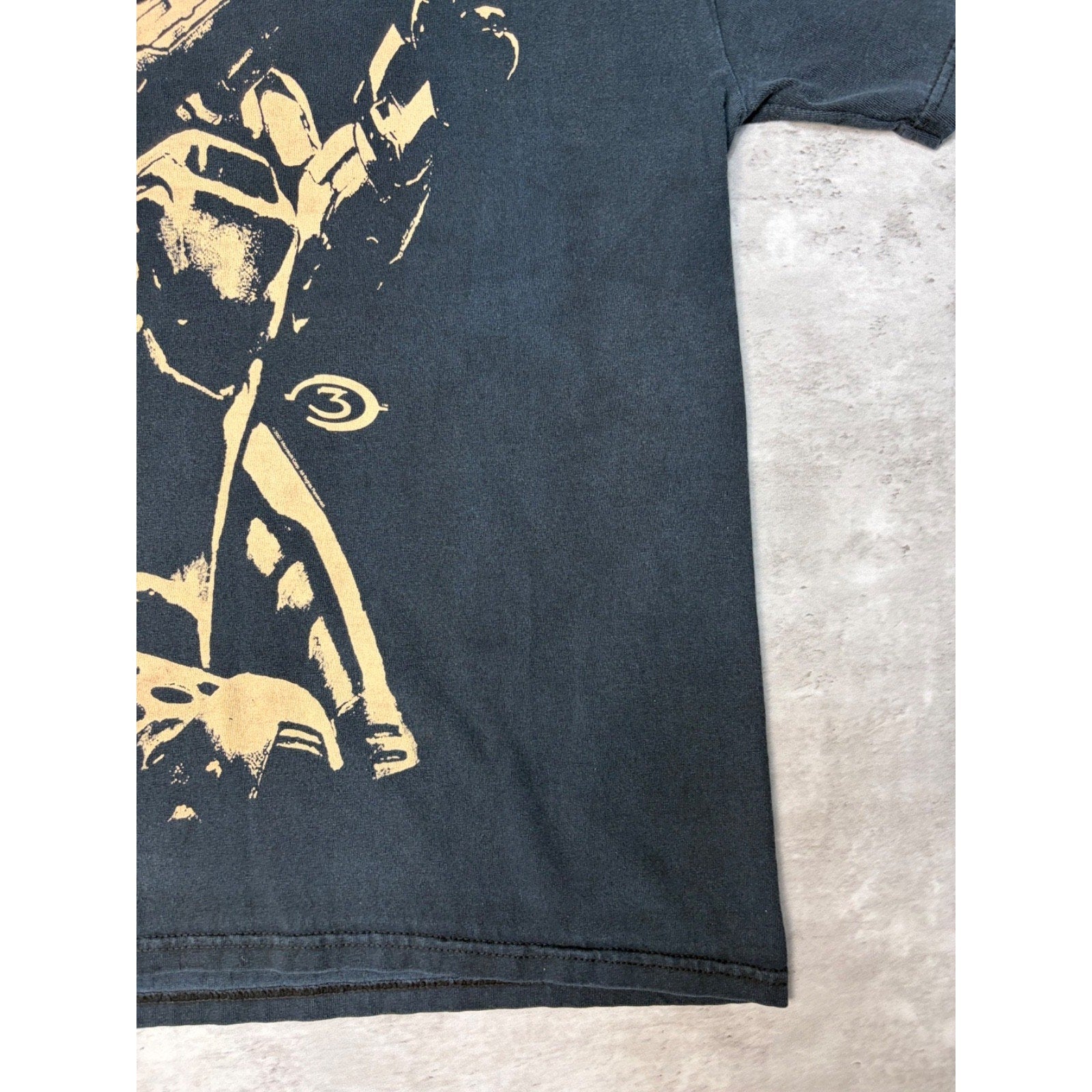 Vintage 2007 Halo 3 Master Chief Video Game Graphic T-Shirt Size Medium
