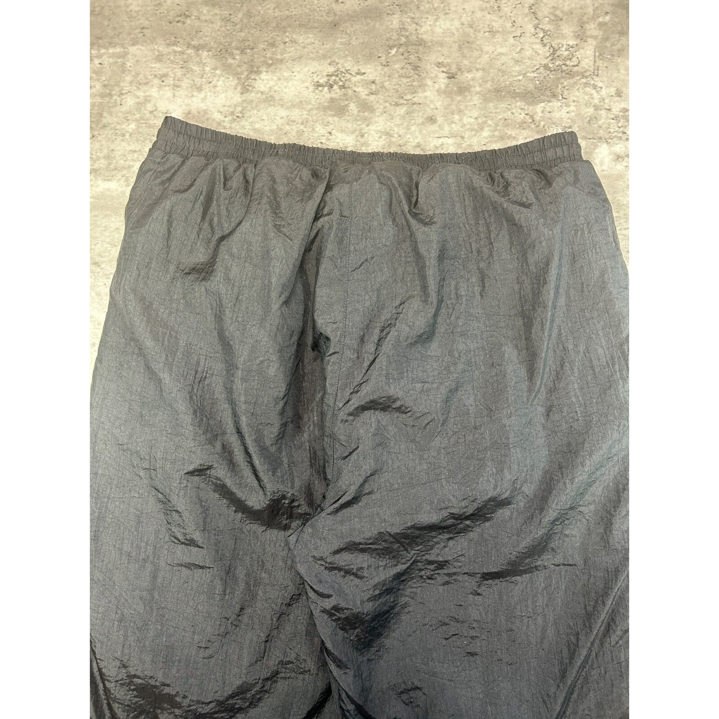 Vintage 90s Umbro Embroidered Logo Nylon Track Pants Size Large Black