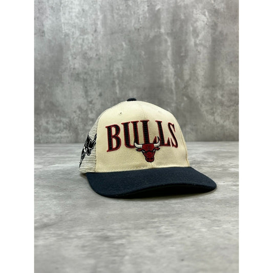 Vintage 90s Chicago Bulls NBA Sports Specialties Shadow Snapback Hat OSFA