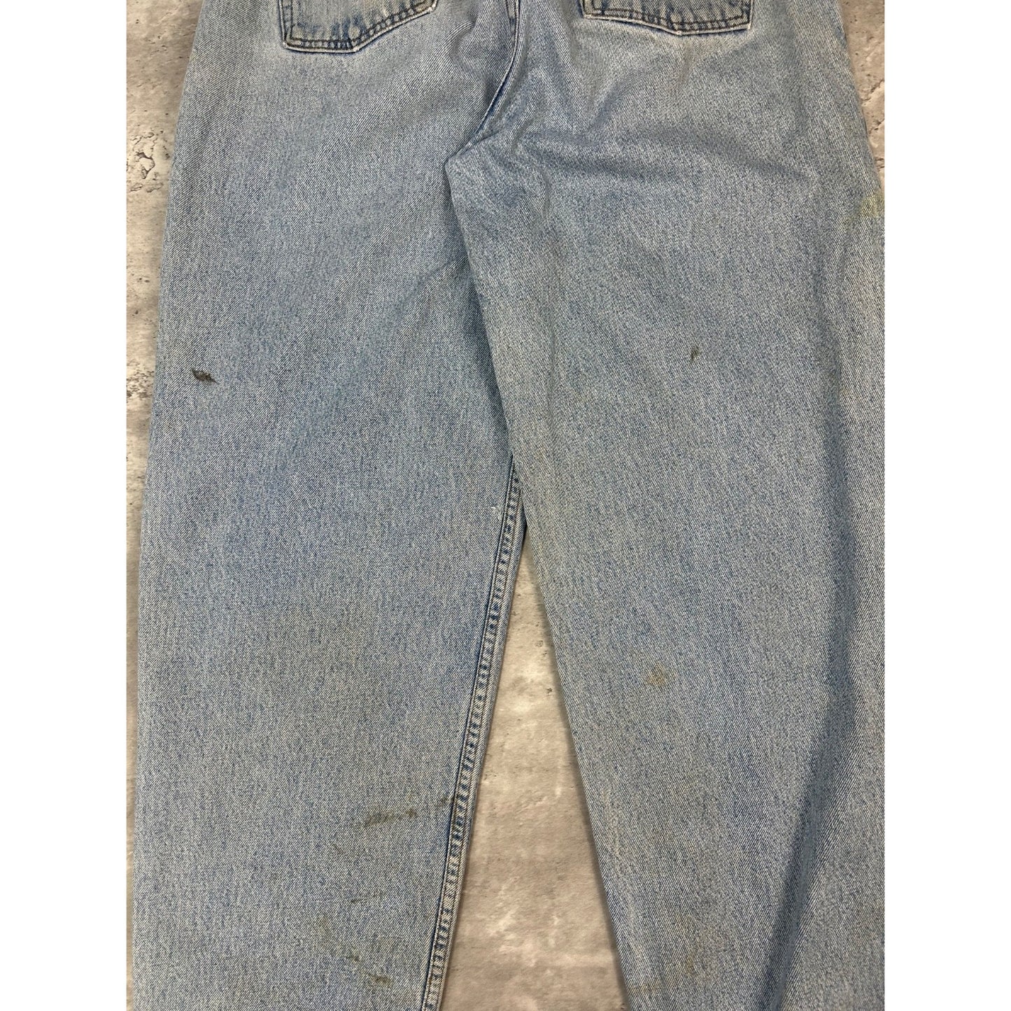 Vintage Y2K Levis Silvertab Baggy Fit Light Wash Denim Pants Size 30 Blue